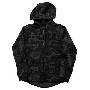 Nike Jacket Mens Size S Tech Fleece Windrunner Full-Zip Green Camo 694004-233
